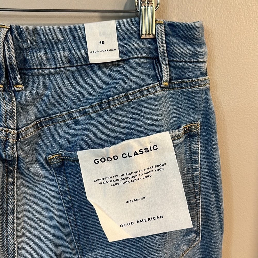 NWT Good American Good Classic Jeans - Picture 7 of 9